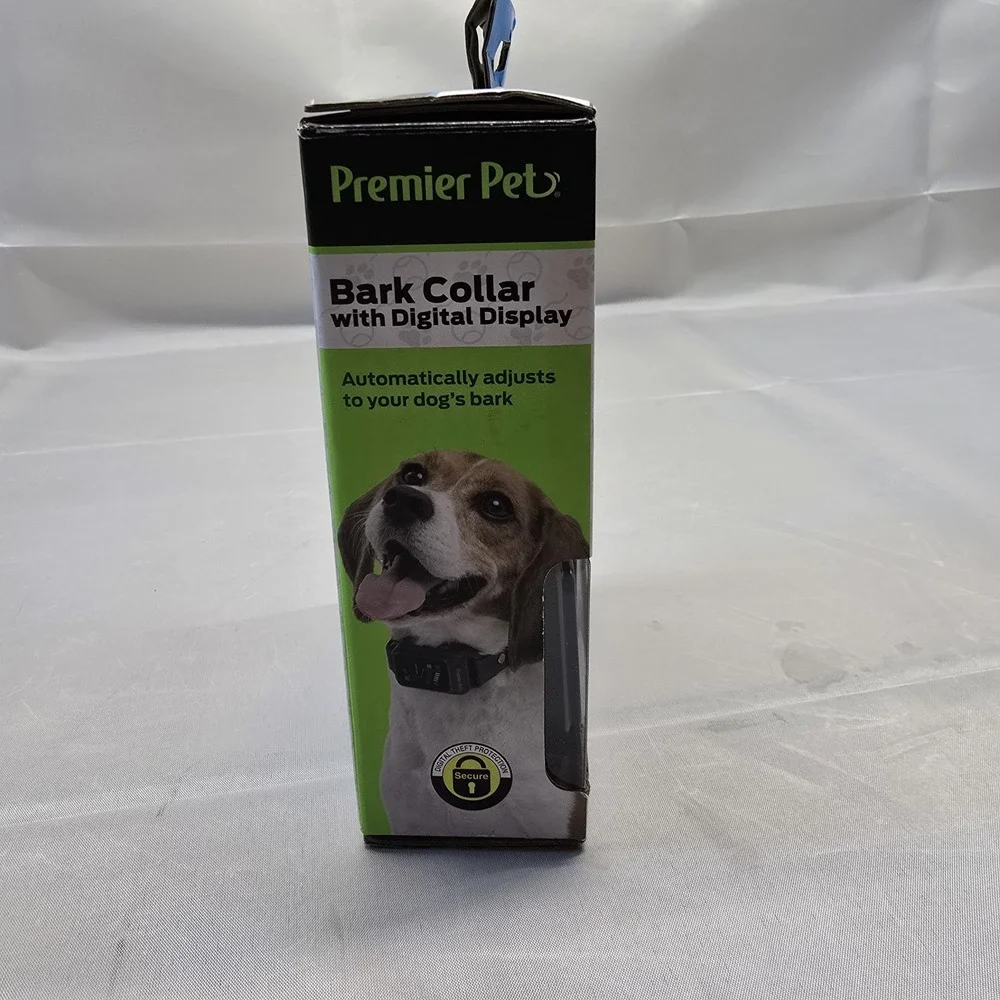 Premier Pet Bark Collar with Digital Display 8+ Lbs 6+‎ Months NEW